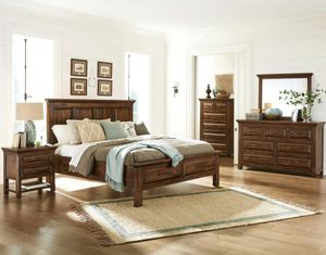 Napa Furniture Design Hill Crest Brown 3pc Queen Storage Bedroom Group