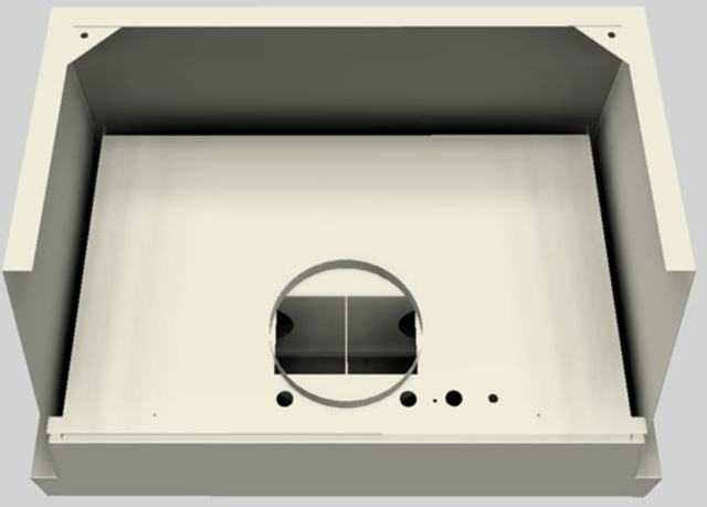 Vent-A-Hood® Designer Series 36" Biscuit Wall Mounted Range Hood-3
