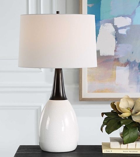 Uttermost® Fralin White Table Lamp-1
