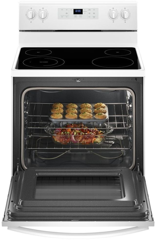 Whirlpool® 29.88" Free Standing Electric Range-White-2