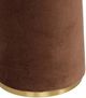 TOV Furniture Graham Chocolate Brown Velvet Floor Lamp-4