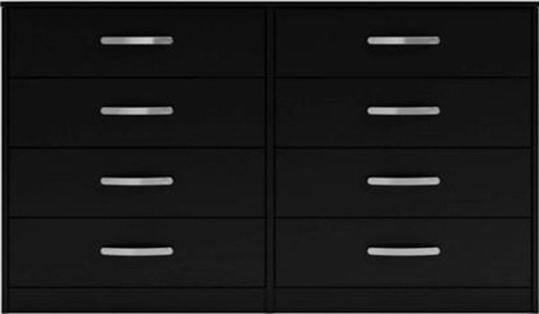 Signature Design by Ashley® Finch 5-Piece Black Full Panel Headboard Bedroom Set-2