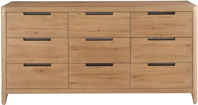 Universal Explore Home™ New Modern Organic Natural Oak Walker Dresser-1