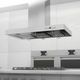 ZLINE 36" Stainless Steel Island Range Hood-1
