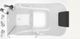 American Standard Premium Series White Alcove Walk-In Combination Bathtub-1