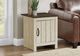 Monarch Specialties Inc. Dark Oak/Light Beige 22" Accent Table-1