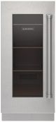 Sub-Zero® Designer Series 15" Panel Ready Left Hinge Undercounter Beverage Center with Glass Door-0