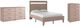Signature Design by Ashley® Flannia 3-Piece Gray Full Panel Platform Bed Set-0