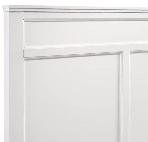 New Classic® Home Furnishings Andover White Queen Panel Bed-3
