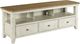 Hammary® Chambers Medium Brown Entertainment Console with Chalk White Base-0