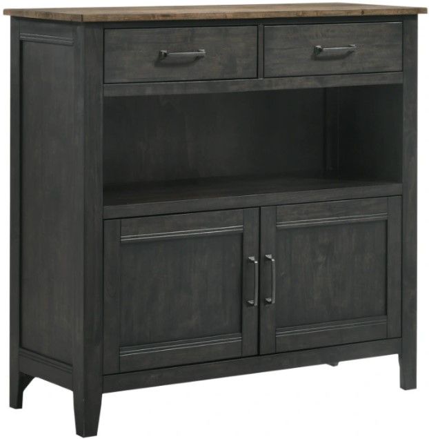 Intercon Harper Brushed Brown/Pecan Sideboard-0