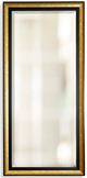 Stylecraft Black/Gold Beveled Framed Wall Mirror-0