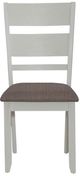 Liberty Furniture Brook Bay 5-Piece Carbon Gray/Textured White Trestle Table Set-3