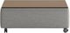 Luonto Furniture Functional Walnut Coffee Table with Oliver Base-1