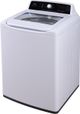 Midea® 4.1 Cu. Ft. Top Load Washer & 6.7 Cu. Ft. Gas Dryer White Laundry Pair-2