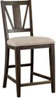 Magnussen Home® Westley Falls Baja Fog/Graphite Counter Chair-0