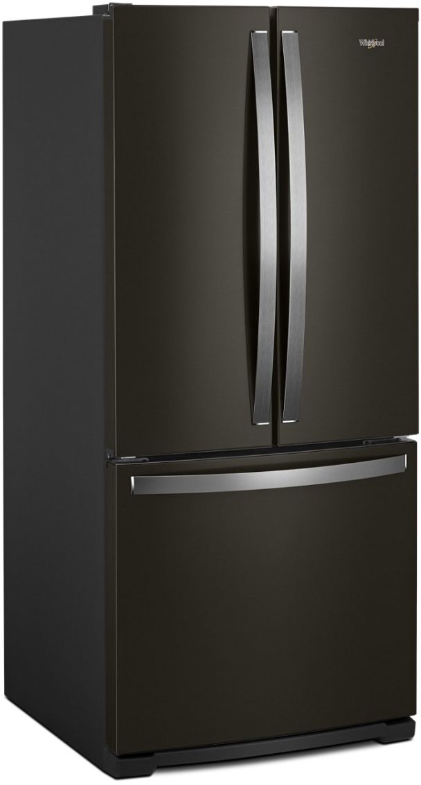 Whirlpool® 19.7 Cu. Ft. Fingerprint Resistant Black Stainless French Door Refrigerator-3
