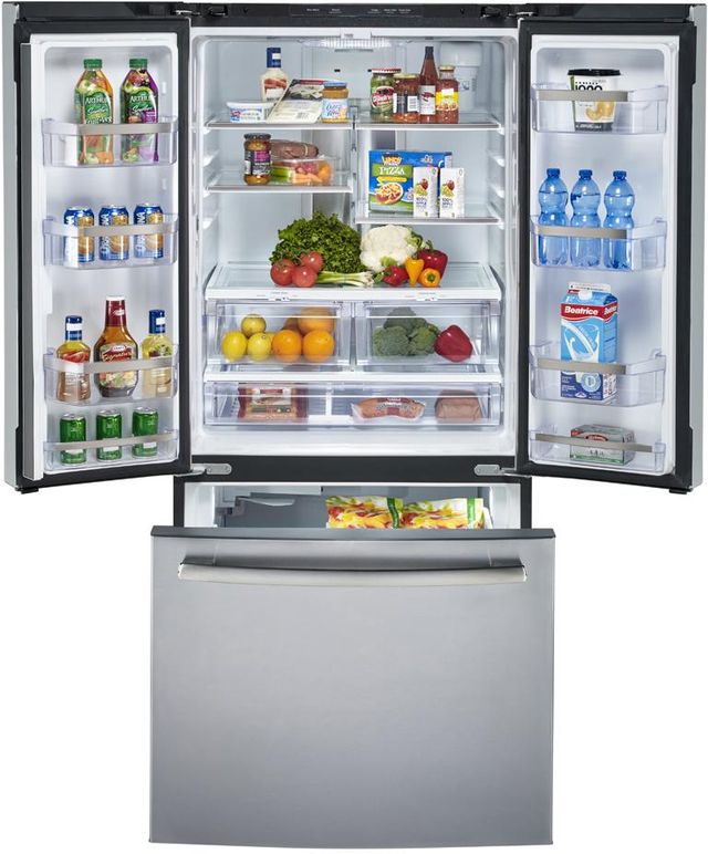 GE Profile™ 24.8 Cu. Ft. Fingerprint Resistant Stainless Steel French Door Refrigerator-3