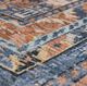 Karastan® Zula Haykota Terracotta/Rust Blue 5'x8' Area Rug-3