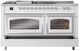 Ilve® Nostalgie II Noblesse 60'' Custom RAL Color Pro Style Dual Fuel Range with Chrome Trim-3
