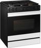 Samsung Bespoke 30" White Glass Slide In Gas Range-3
