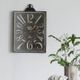 A & B Home Black/White Rectangular Wall Clock-2