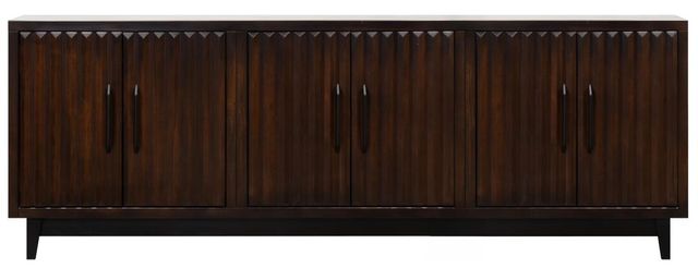 Legends Home Radiance Rosewood 6-Door Cabinet-0