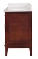 Furniture of America® Almeria Cherry/White Vanity Set-3