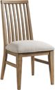 Intercon Landmark Beige/Weathered Oak Slat Back Dining Side Chair-0