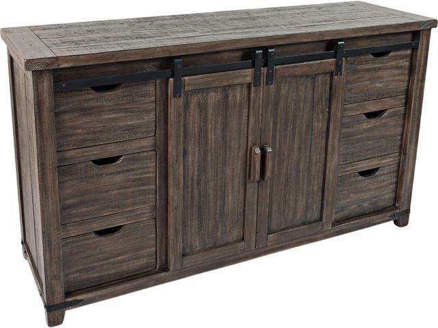Jofran Inc. Madison County Barnwood 60" Barn Door Server-0