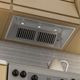 ZLINE 34" Stainless Steel Island Mount Insert Range Hood -1
