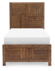 Legacy Kids Teen Summer Camp Brown Twin Youth Panel Bed-3