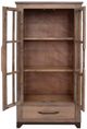International Furniture Direct Natural Parota Brown Cabinet-3