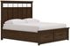 Signature Design by Ashley® Taffenbrook Medium Brown California King Storage Panel Bed-1