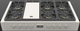 Fulgor® Milano Sofia 48" Stainless Steel Pro Gas Rangetop-1
