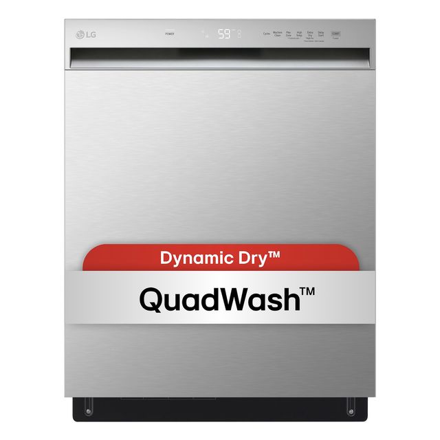 LG 24" Stainless Steel Built In QuadWash™ Dishwasher-2