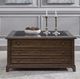 Liberty Furniture Arden Road Glass Top Cocktail Table with Satin Cherry Base-1