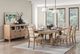 Homelegance® Aberdeen Beige/Distressed Light Oak Dining Side Chair-1