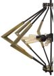 Cal® Lighting & Accessories Malounta Antique Brass/Black Chandelier-1