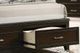Bernards Nova II Cherry Twin X Storage Bed-1