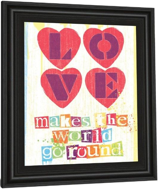 Classy Living Tom Frazier Must Be Love I Wall Art-3