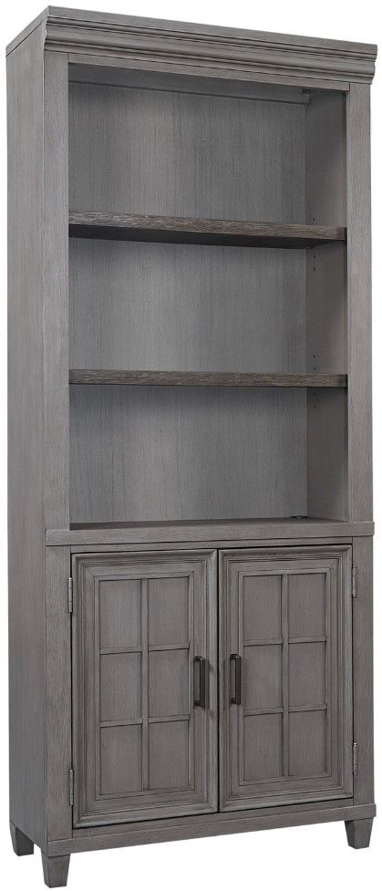 aspenhome® Caraway Aged Slate Bookcase Wall-2