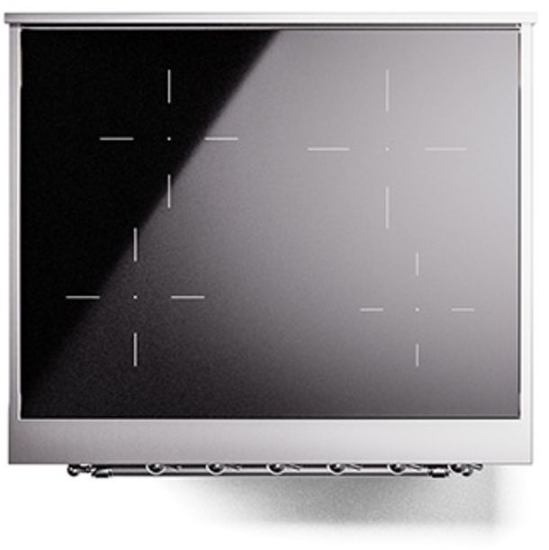 Ilve® Nostalgie II Series 30" Blue Grey Pro Style Induction Range-2
