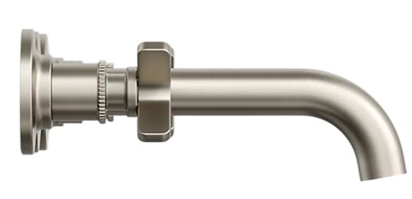 KOHLER® Castia™ Vibrant Brushed Nickel Wall-Mount Bathroom Sink Faucet Trim-2