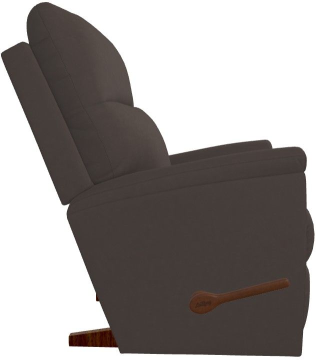 La-Z-Boy® Norton Walnut Leather Manual Rocking Recliner-3