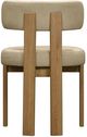 TOV Furniture Odessa Taupe Leather Dining Chair-5
