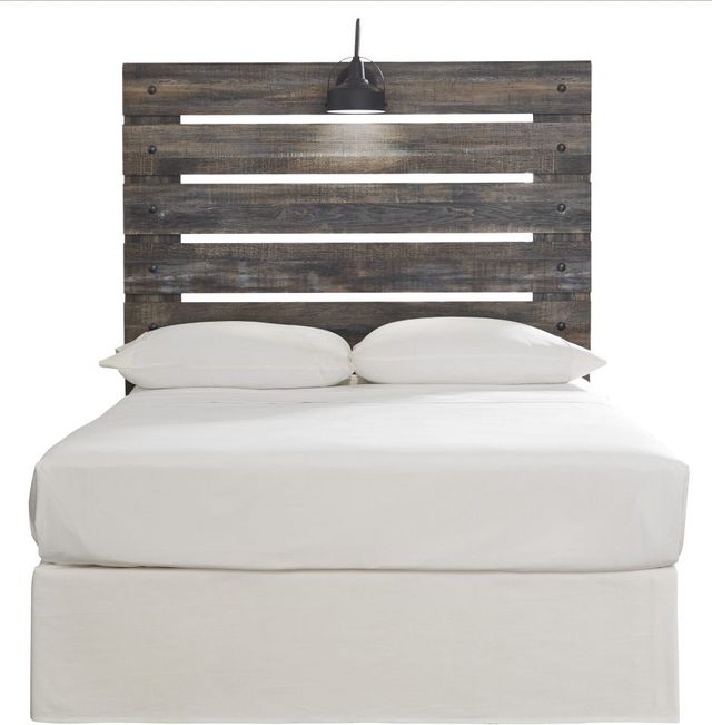 Signature Design by Ashley® Drystan Brown Queen Panel Headboard-2