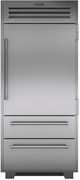 Sub-Zero® PRO Series 36" 22.7 Cu. Ft. Stainless Steel Built-In Bottom Freezer Refrigerator-0