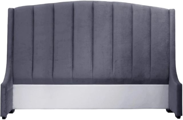 Decor-Rest® Furniture LTD Customizable 195 King Upholstered Panel Bed-1