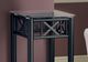 Monarch Specialties Inc. Glass Top Accent Table with Black Metal Base-2